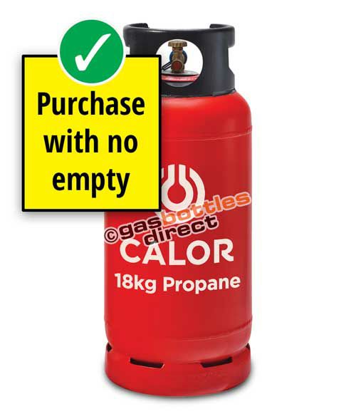 18kg Propane Forklift Calor Gas Bottle - New Full Cylinder